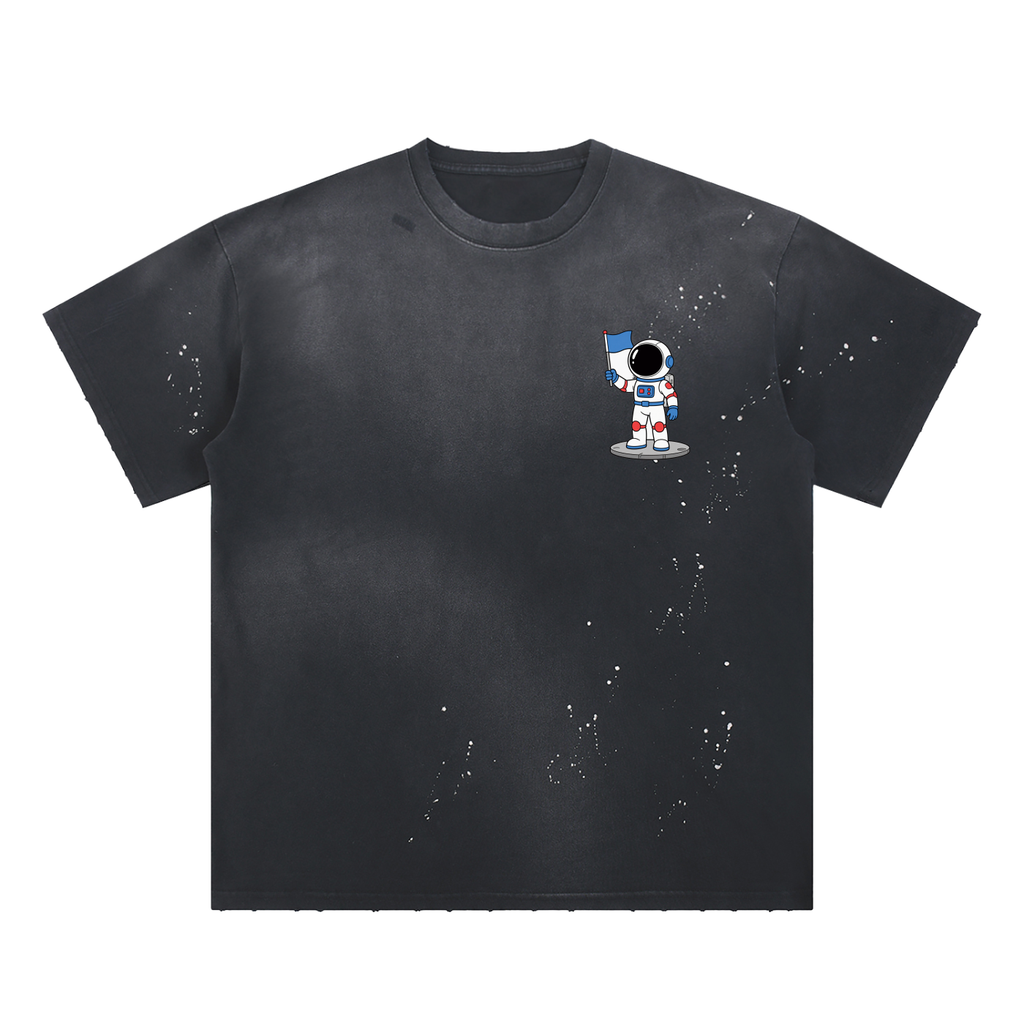 astronaut,space,galaxy,stars,graphic,black,oversized,streewear,unisex,spacelover,gift,tapstitch,Tee